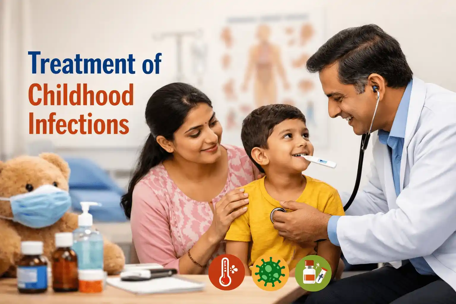 Treatment of childhood infections